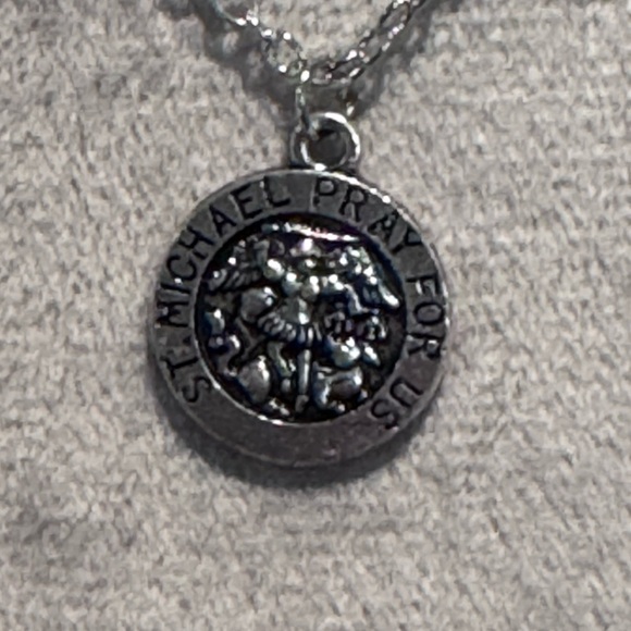 St. Michael patron saint necklace NWT - Picture 1 of 5